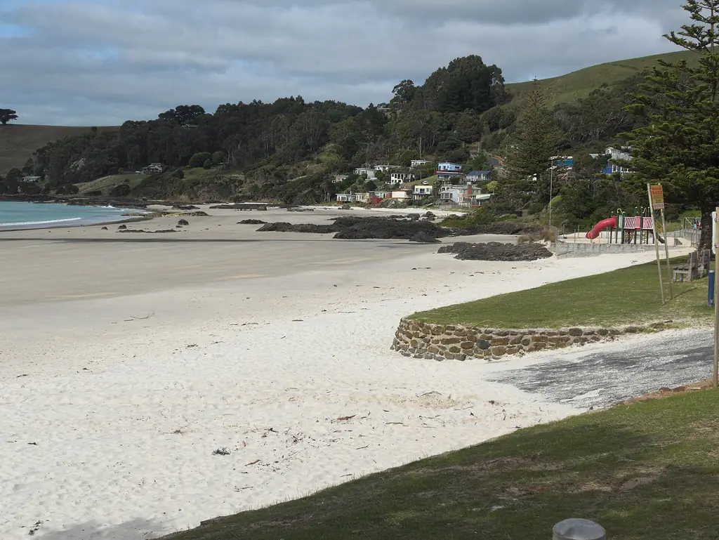 The clear water and white sand of Boat Harbour Beach