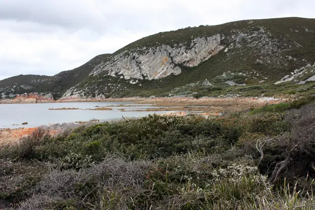 Rugged coastline of Rocky Cape National Park