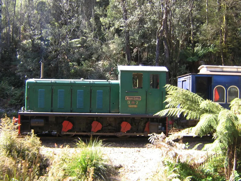 A West Coast Wilderness Railway diesel locomotive